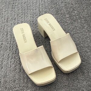 Steve Madden Beige Women's Mules